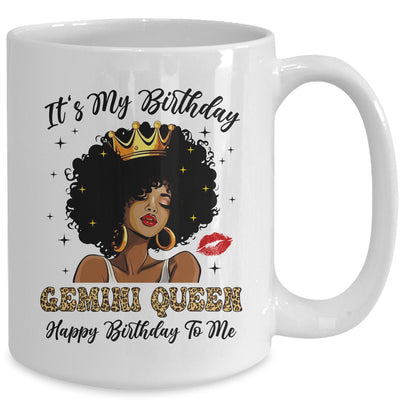 It's My Birthday Gemini Queen African American Women Mug | siriusteestore