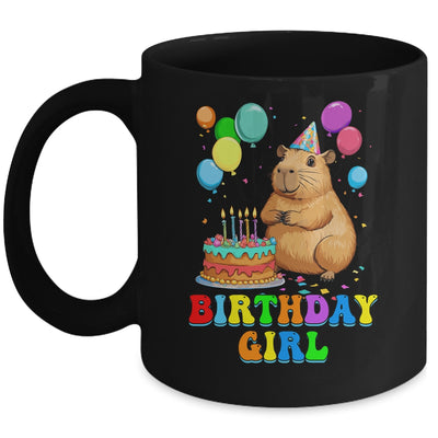 It's My Birthday Girl Capybara Lovers Capy Birthday Party Mug | siriusteestore