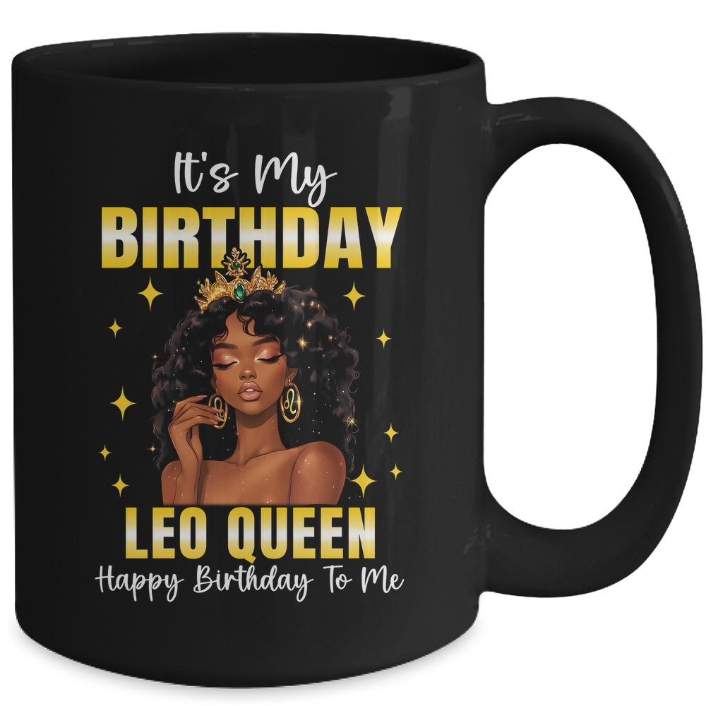 It's My Birthday Leo Queen Women Girl Zodiac Sign Mug | siriusteestore