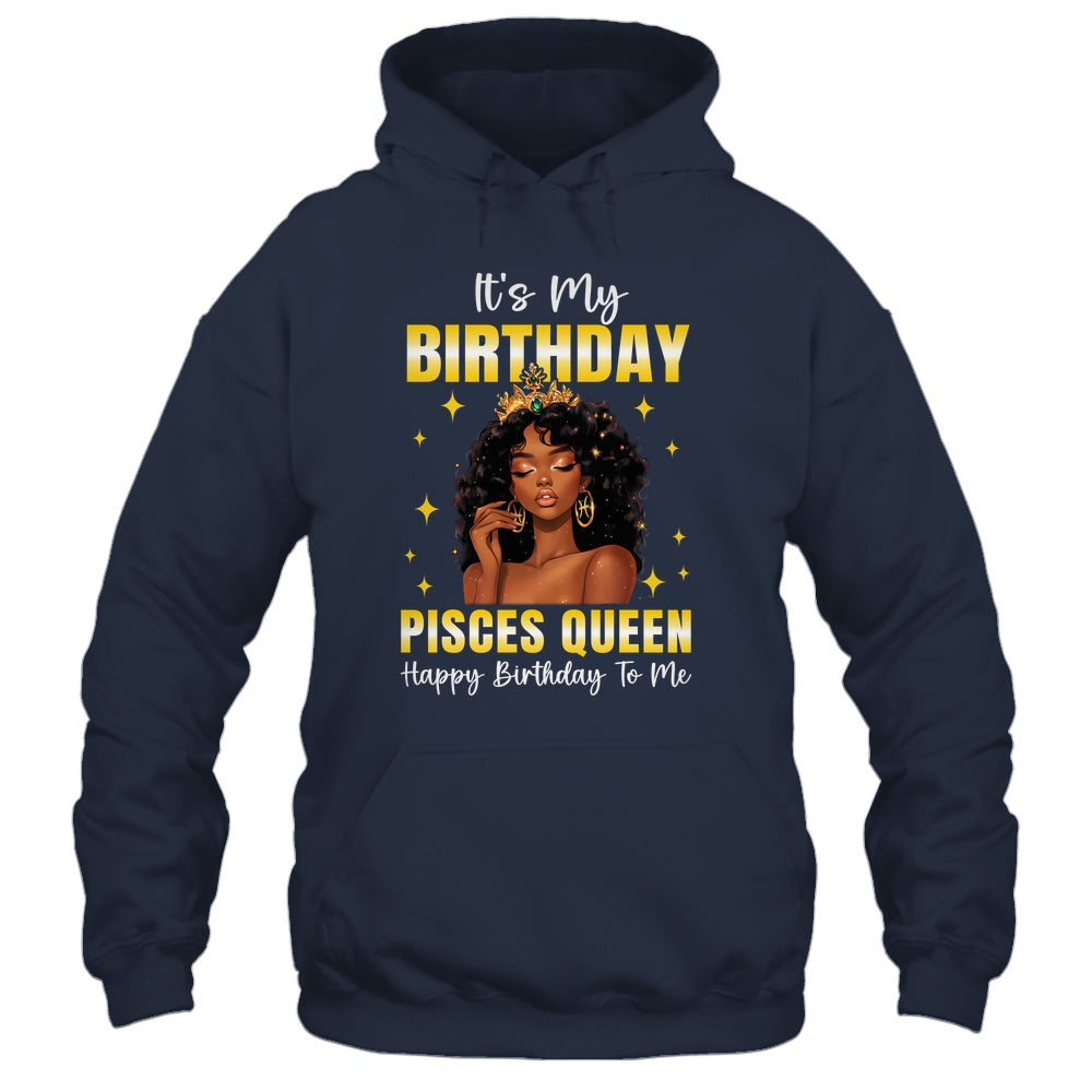 It's My Birthday Pisces Queen Women Girl Zodiac Sign Shirt & Tank Top | siriusteestore