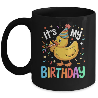It's My Birthday Rubber Duck Lover Kids Girls Boys Bday Mug | siriusteestore