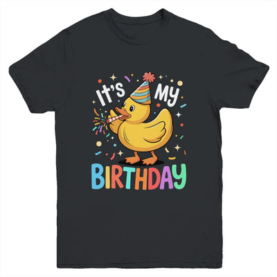 It's My Birthday Rubber Duck Lover Kids Girls Boys Bday Youth Shirt | siriusteestore