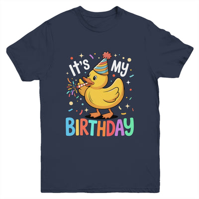 It's My Birthday Rubber Duck Lover Kids Girls Boys Bday Youth Shirt | siriusteestore