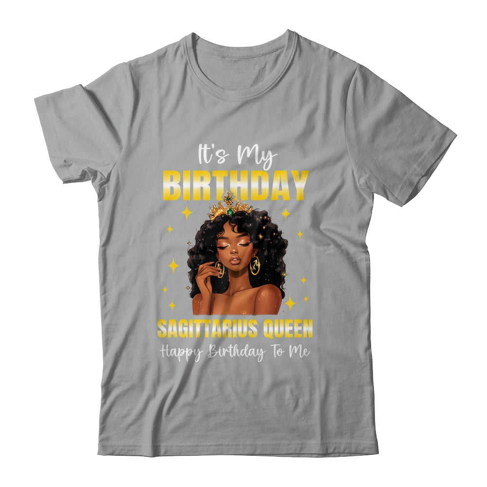 It's My Birthday Sagittarius Queen Women Girl Zodiac Sign Shirt & Tank Top | siriusteestore