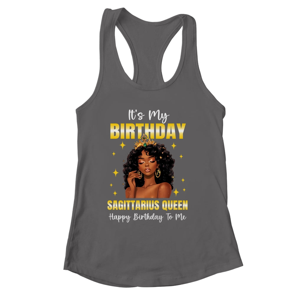 It's My Birthday Sagittarius Queen Women Girl Zodiac Sign Shirt & Tank Top | siriusteestore