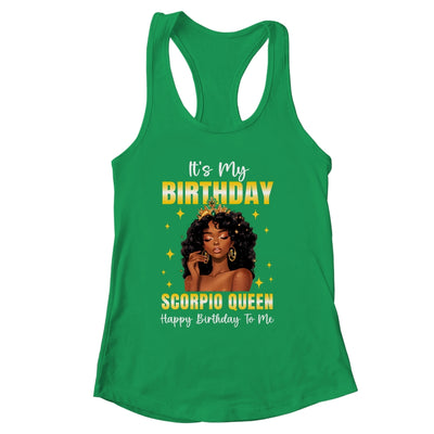 It's My Birthday Scorpio Queen Women Girl Zodiac Sign Shirt & Tank Top | siriusteestore