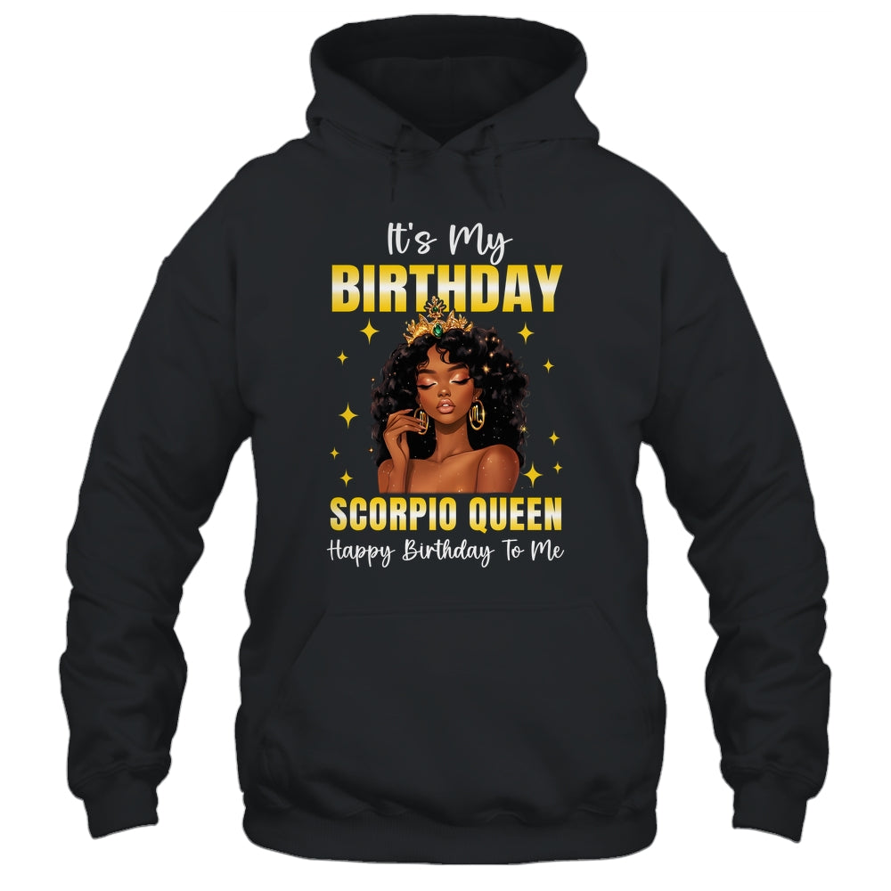 It's My Birthday Scorpio Queen Women Girl Zodiac Sign Shirt & Tank Top | siriusteestore
