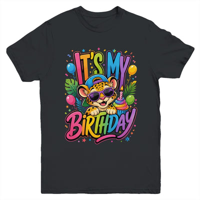 It's My Birthday Zoo Animals Leopard Cheetah Birthday Boy Youth Shirt | siriusteestore