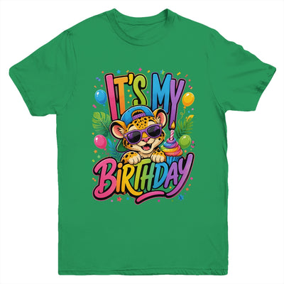 It's My Birthday Zoo Animals Leopard Cheetah Birthday Boy Youth Shirt | siriusteestore