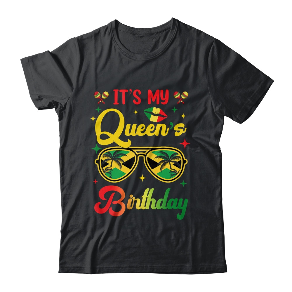 It's My Queen's Birthday Jamaica Birthday Girl Party Shirt & Tank Top | siriusteestore