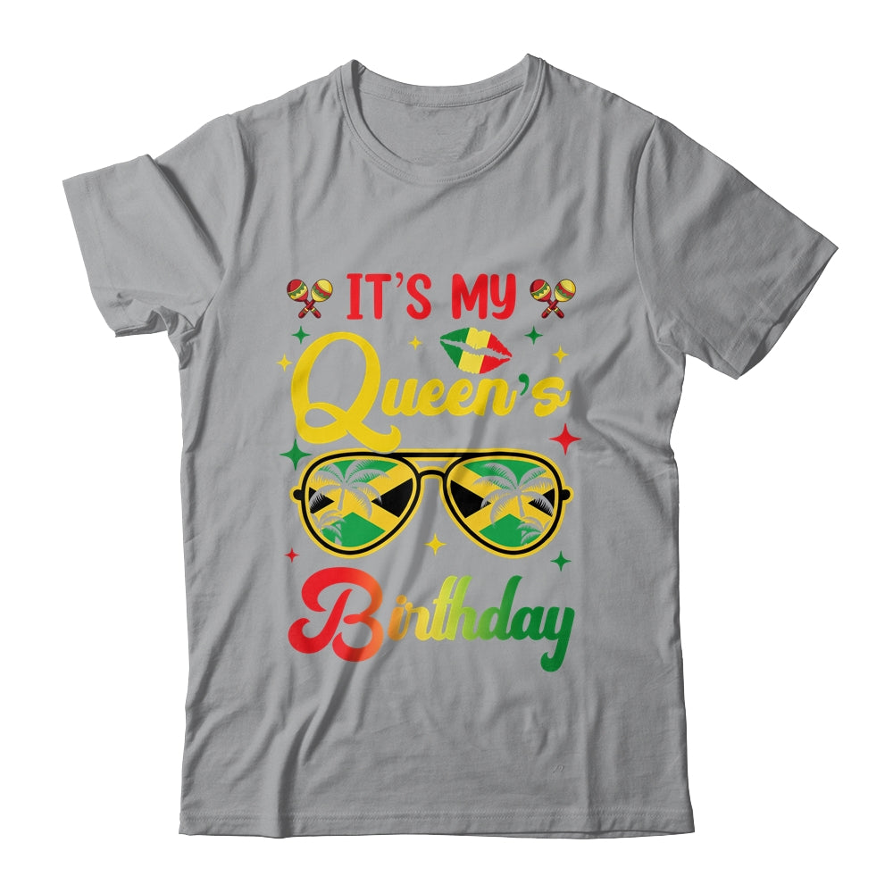 It's My Queen's Birthday Jamaica Birthday Girl Party Shirt & Tank Top | siriusteestore