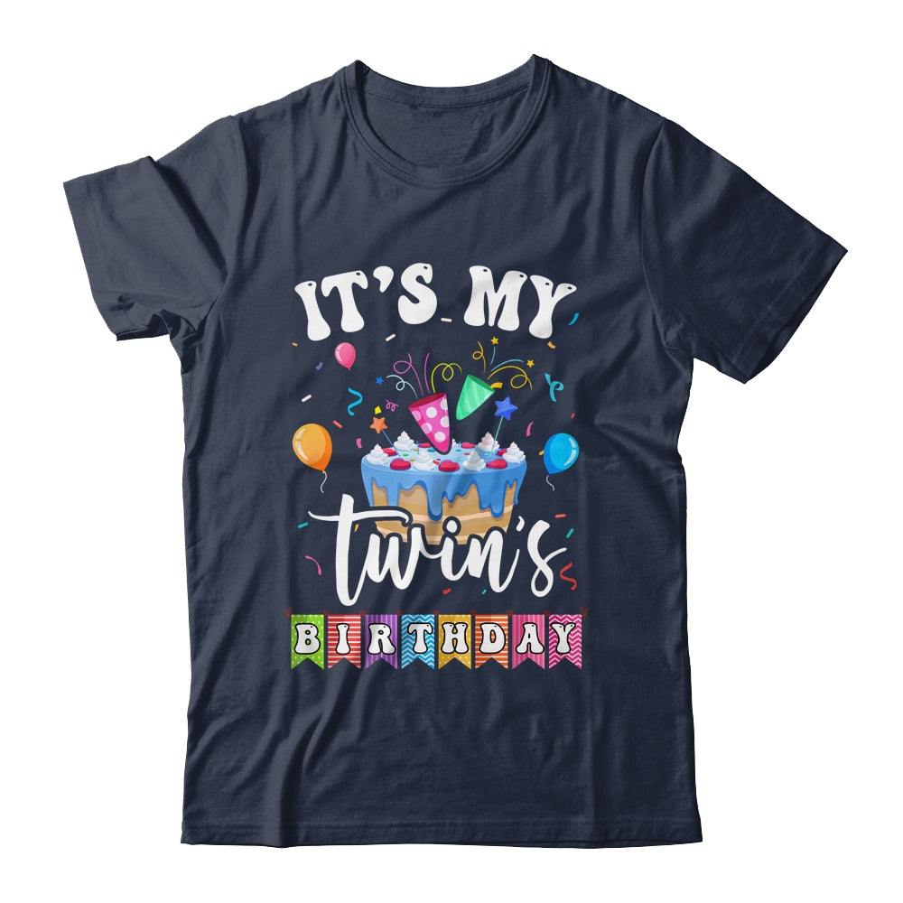 It's My Twin's Birthday Twins Birthday Cute Matching Shirt & Tank Top | siriusteestore
