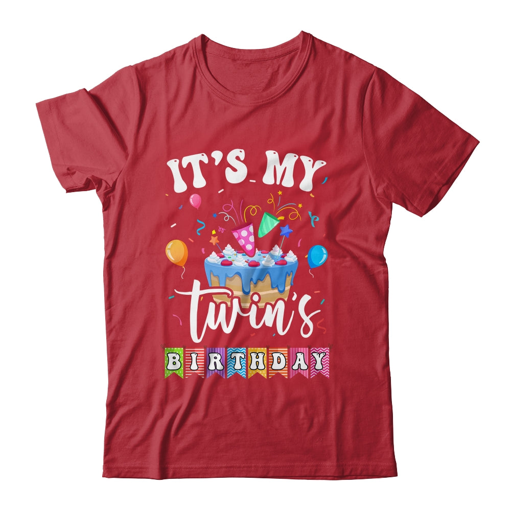 It's My Twin's Birthday Twins Birthday Cute Matching Shirt & Tank Top | siriusteestore