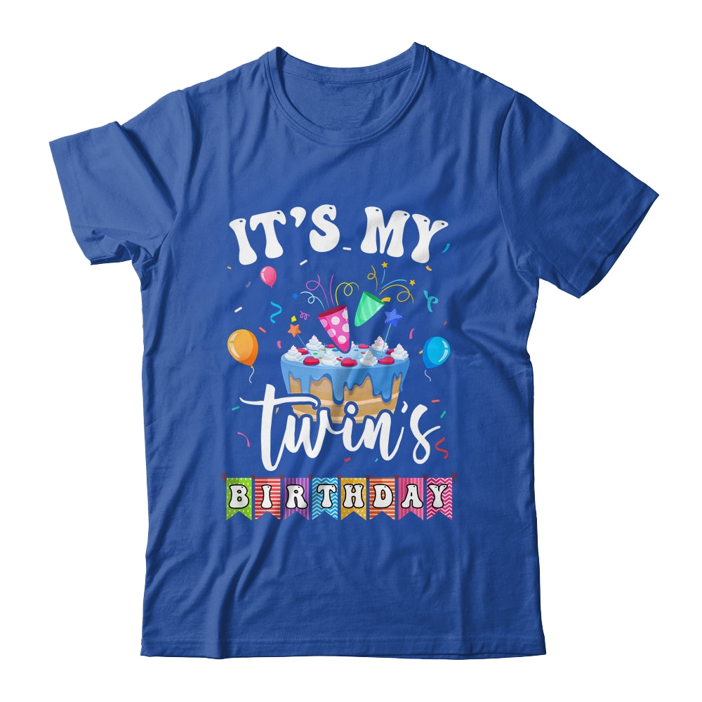 It's My Twin's Birthday Twins Birthday Cute Matching Shirt & Tank Top | siriusteestore