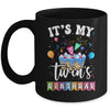 It's My Twin's Birthday Twins Birthday Cute Matching Mug | siriusteestore