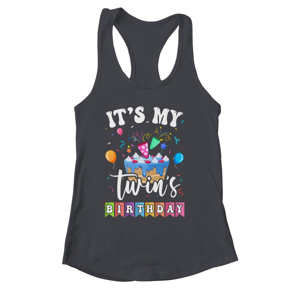 It's My Twin's Birthday Twins Birthday Cute Matching Shirt & Tank Top | siriusteestore