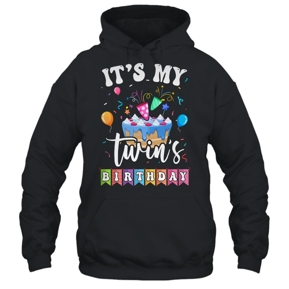 It's My Twin's Birthday Twins Birthday Cute Matching Shirt & Tank Top | siriusteestore