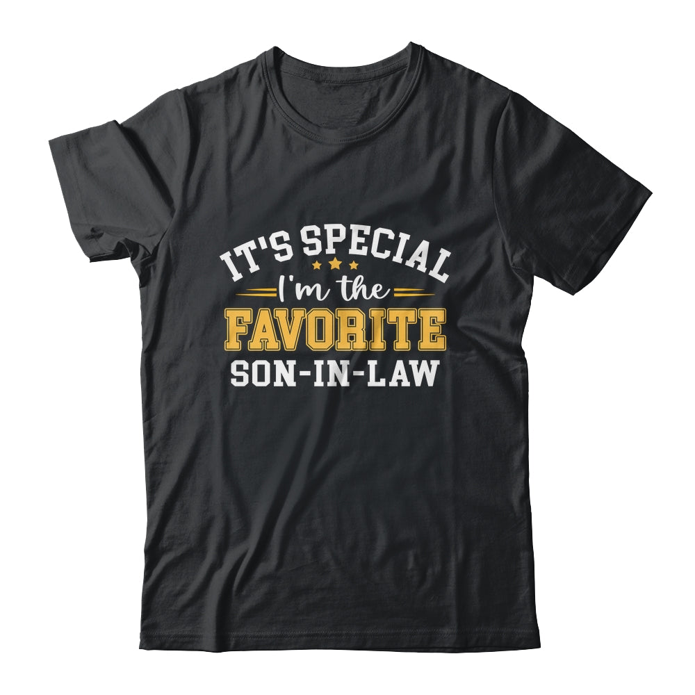 It's Official I'm The Favorite Son In From Law Mother-In-Law Shirt & Hoodie | siriusteestore