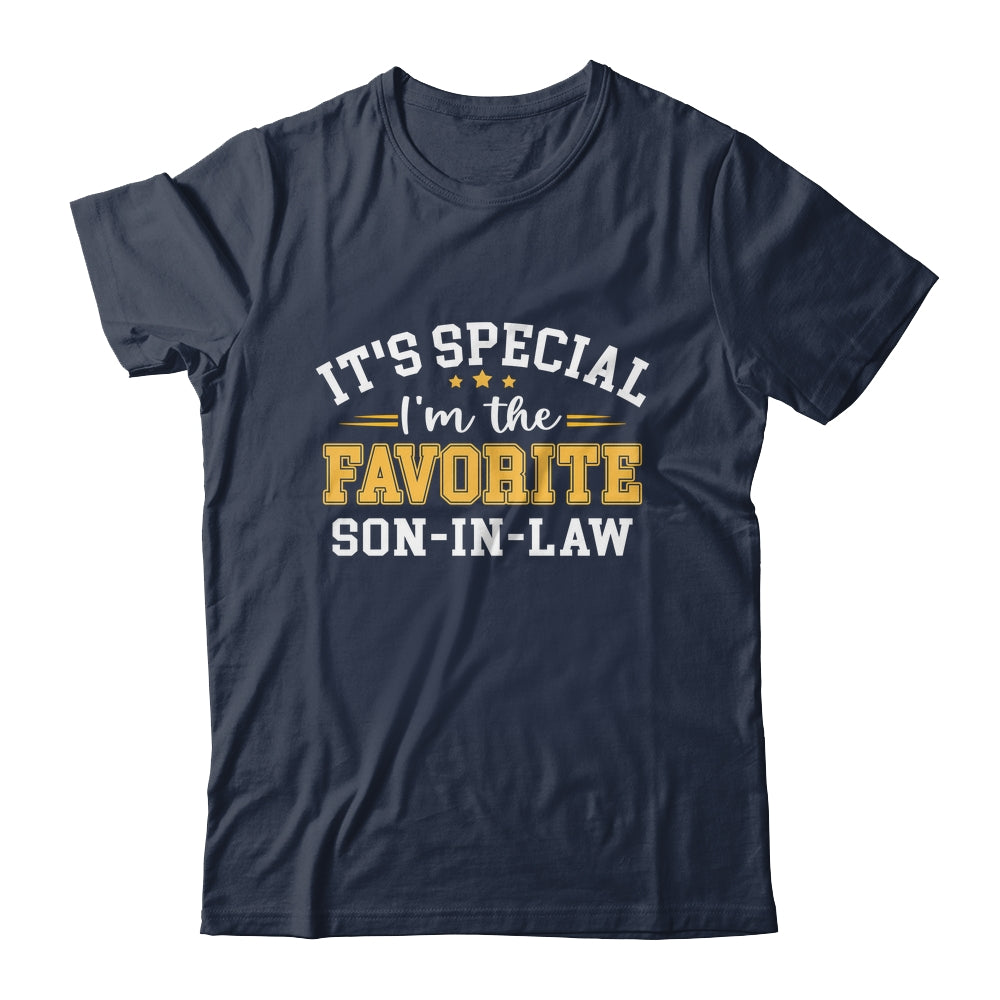 It's Official I'm The Favorite Son In From Law Mother-In-Law Shirt & Hoodie | siriusteestore