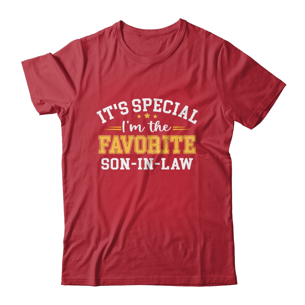 It's Official I'm The Favorite Son In From Law Mother-In-Law Shirt & Hoodie | siriusteestore