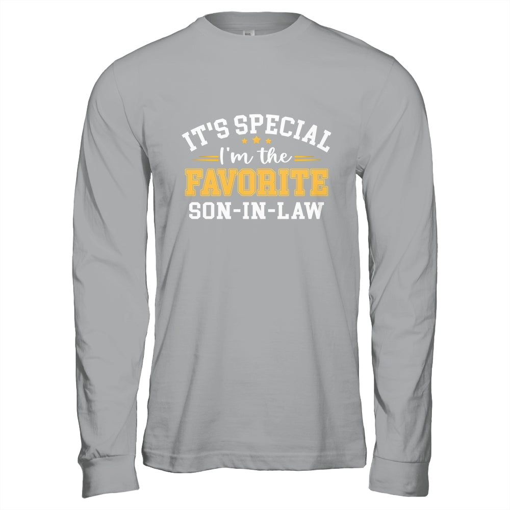 It's Official I'm The Favorite Son In From Law Mother-In-Law Shirt & Hoodie | siriusteestore