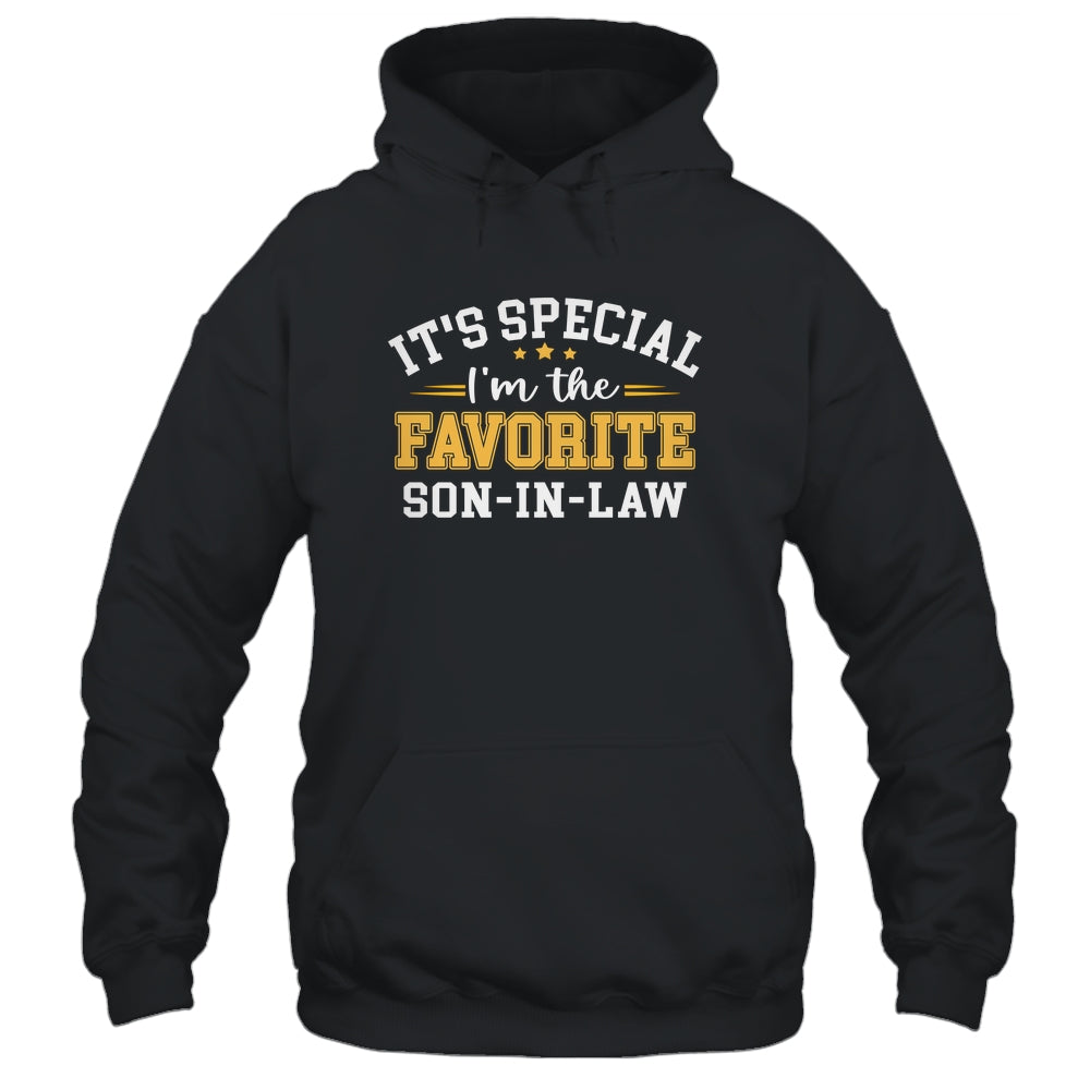 It's Official I'm The Favorite Son In From Law Mother-In-Law Shirt & Hoodie | siriusteestore