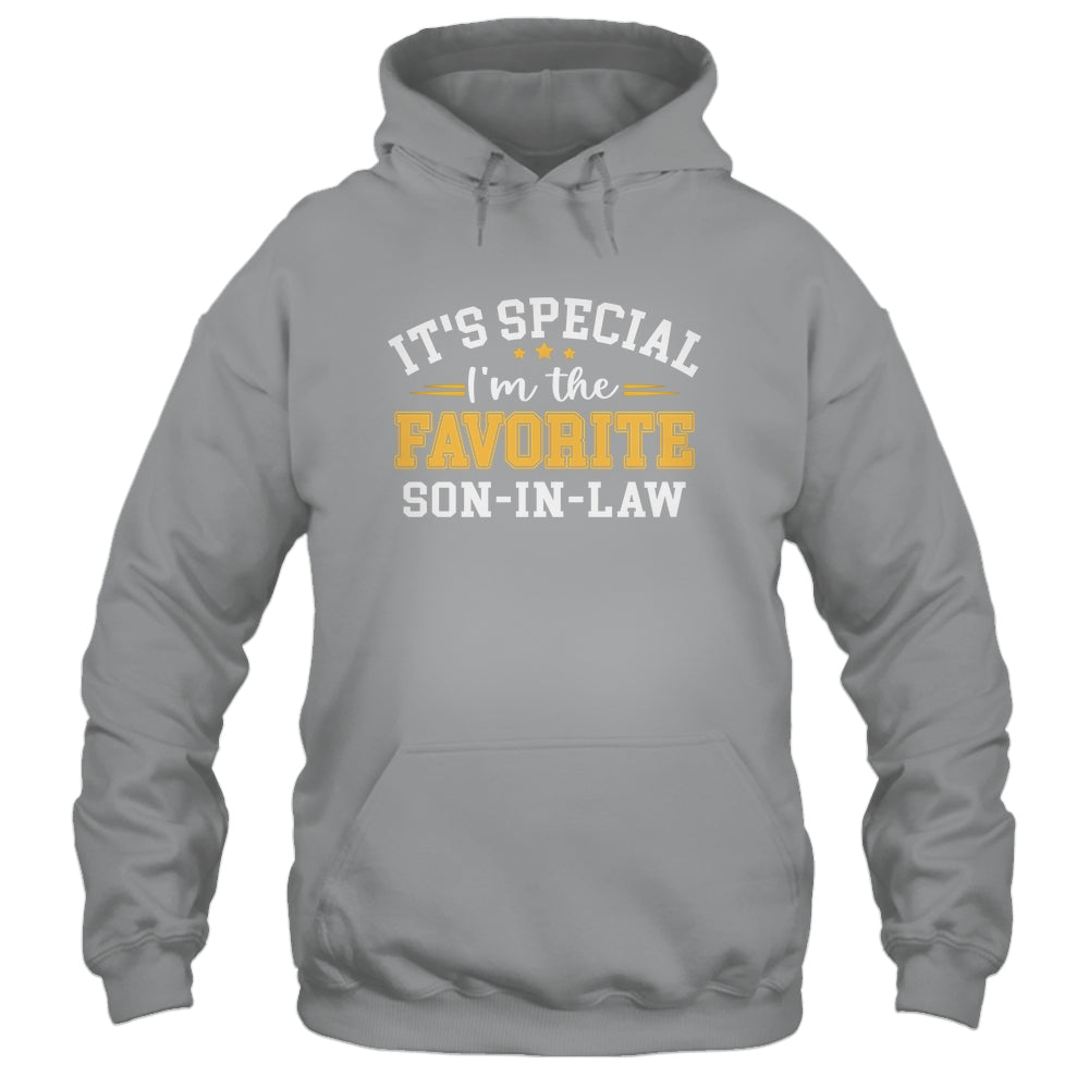 It's Official I'm The Favorite Son In From Law Mother-In-Law Shirt & Hoodie | siriusteestore