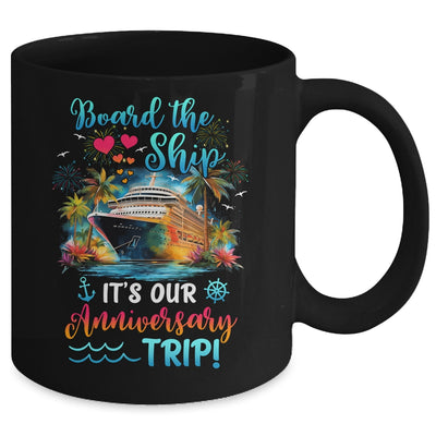 It's Our Anniversary Trip Couples Matching Marriage Cruise Mug | siriusteestore