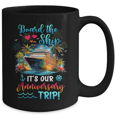 It's Our Anniversary Trip Couples Matching Marriage Cruise Mug | siriusteestore