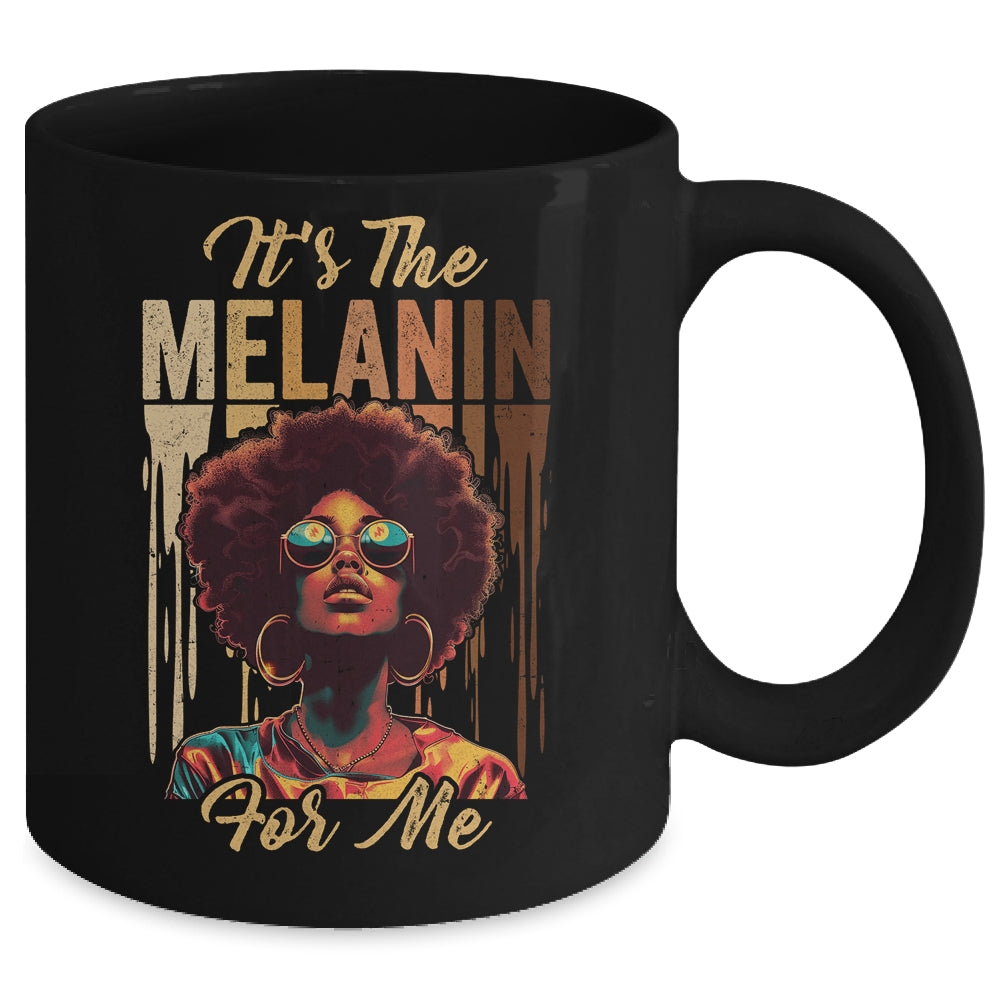 It's The Melanin For Me Melanated Black History Month Mug | siriusteestore