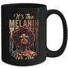 It's The Melanin For Me Melanated Black History Month Mug | siriusteestore