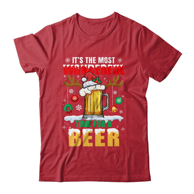 It's The Most Wonderful Time For A Beer Christmas Men Xmas Shirt & Sweatshirt | siriusteestore