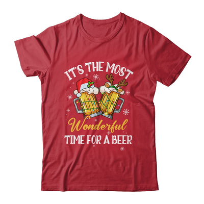It's The Most Wonderful Time For A Beer Drinking Christmas Shirt & Sweatshirt | siriusteestore