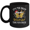 It's The Most Wonderful Time For A Beer Drinking Christmas Mug | siriusteestore