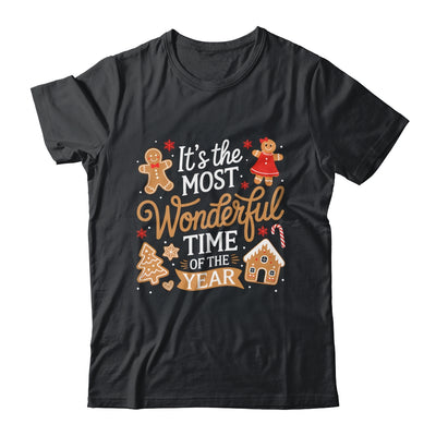 It's The Most Wonderful Time Of Year Christmas Gingerbread Shirt & Sweatshirt | siriusteestore