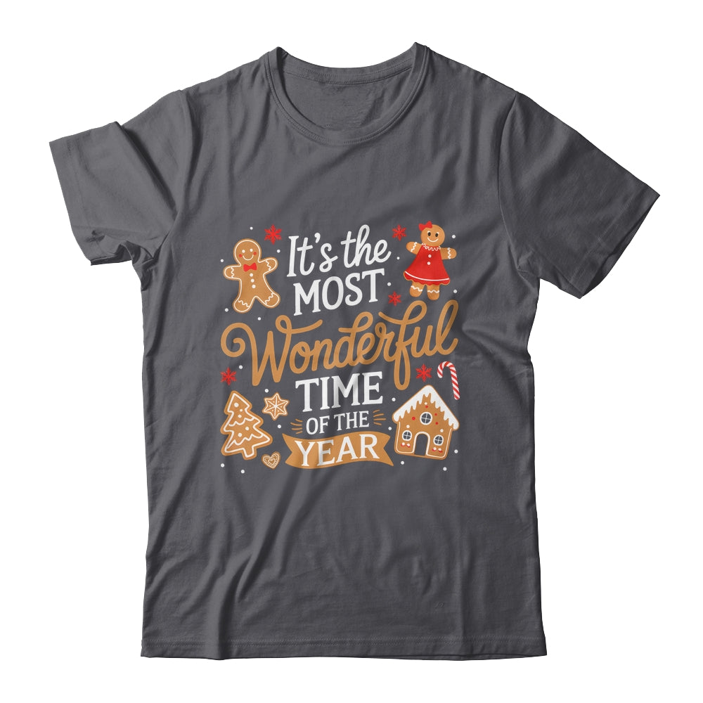 It's The Most Wonderful Time Of Year Christmas Gingerbread Shirt & Sweatshirt | siriusteestore