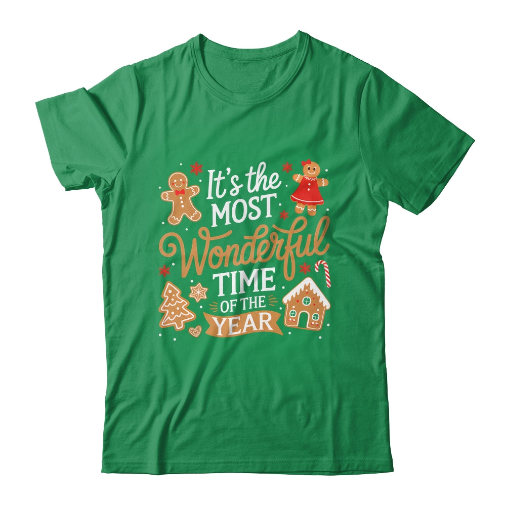 It's The Most Wonderful Time Of Year Christmas Gingerbread Shirt & Sweatshirt | siriusteestore