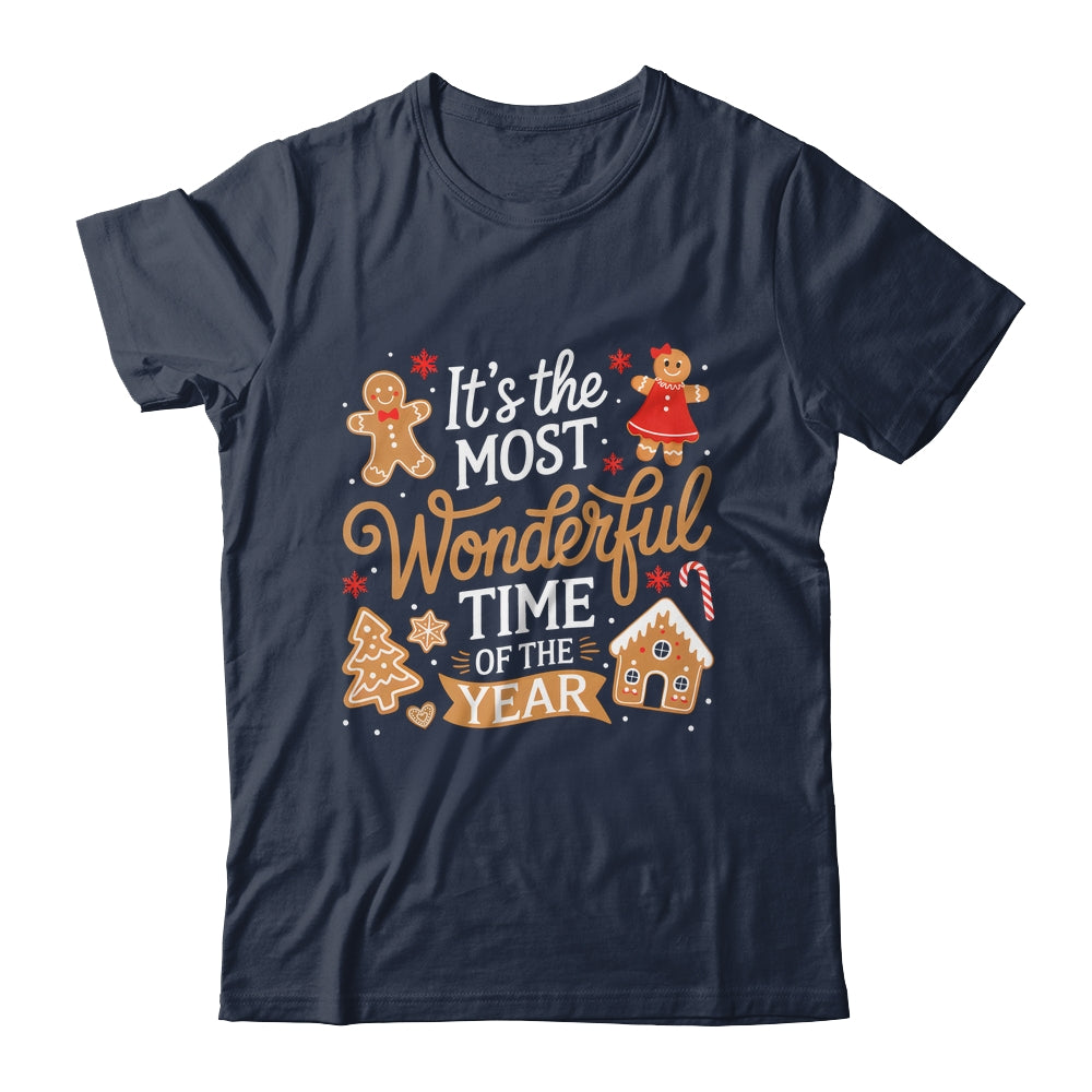 It's The Most Wonderful Time Of Year Christmas Gingerbread Shirt & Sweatshirt | siriusteestore