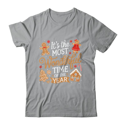 It's The Most Wonderful Time Of Year Christmas Gingerbread Shirt & Sweatshirt | siriusteestore