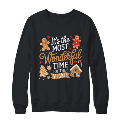 It's The Most Wonderful Time Of Year Christmas Gingerbread Shirt & Sweatshirt | siriusteestore