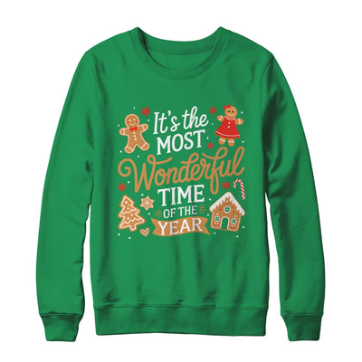 It's The Most Wonderful Time Of Year Christmas Gingerbread Shirt & Sweatshirt | siriusteestore