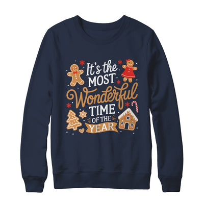 It's The Most Wonderful Time Of Year Christmas Gingerbread Shirt & Sweatshirt | siriusteestore