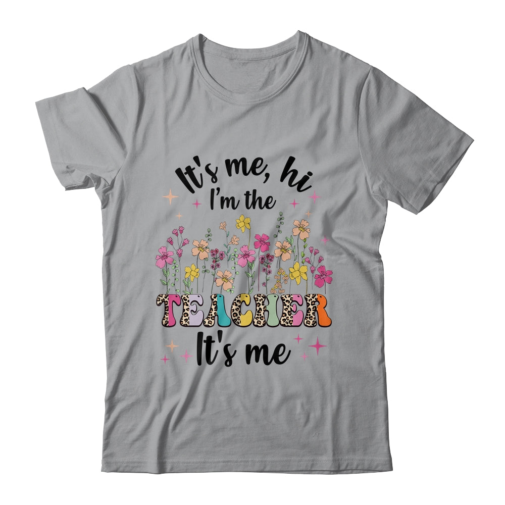 Its Me Hi Im The Teacher Its Me Back To School Pink Groovy Shirt & Hoodie | siriusteestore