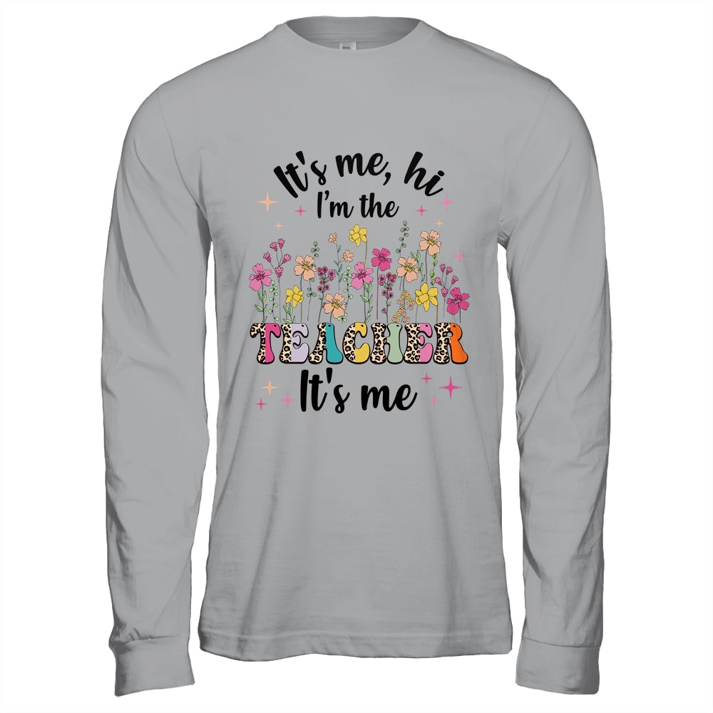 Its Me Hi Im The Teacher Its Me Back To School Pink Groovy Shirt & Hoodie | siriusteestore