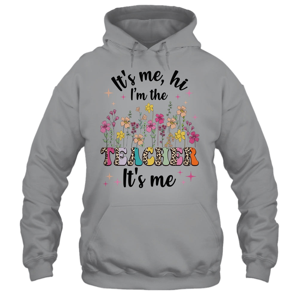 Its Me Hi Im The Teacher Its Me Back To School Pink Groovy Shirt & Hoodie | siriusteestore