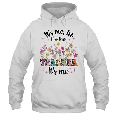 Its Me Hi Im The Teacher Its Me Back To School Pink Groovy Shirt & Hoodie | siriusteestore