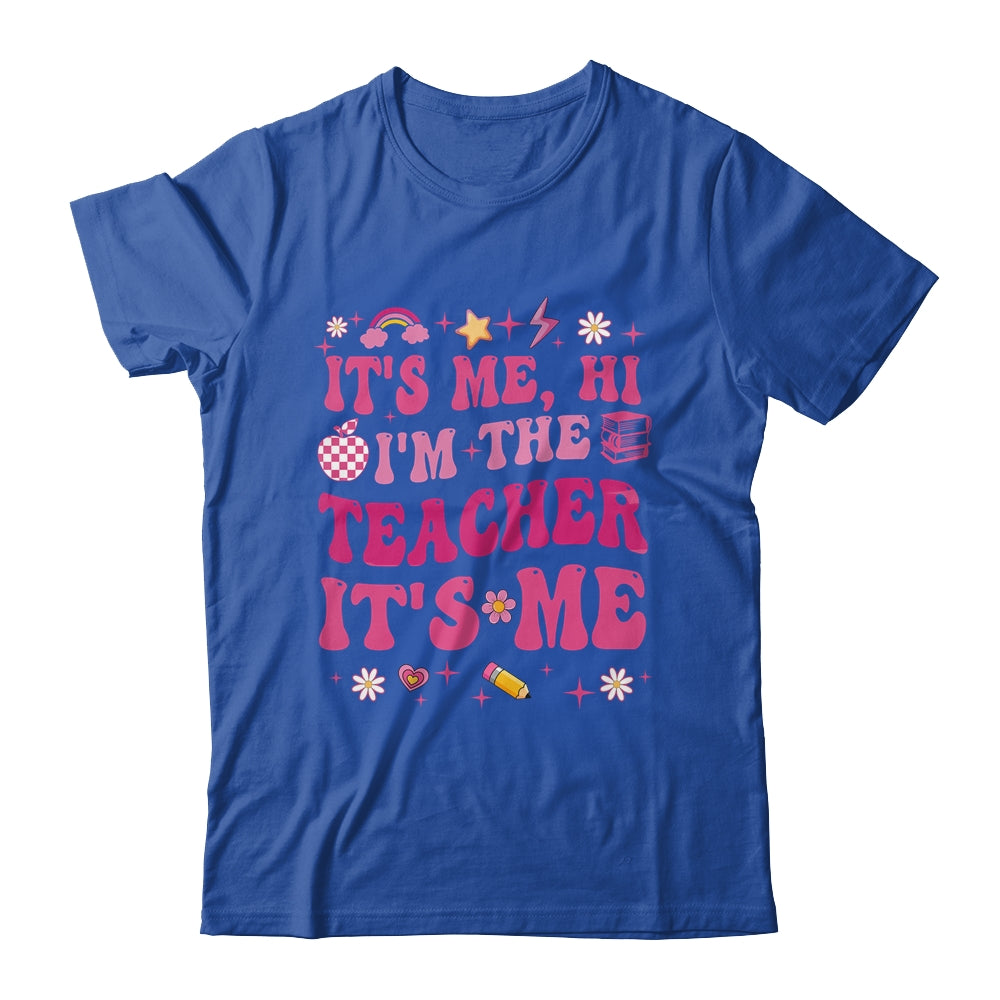 Its Me Hi Im The Teacher Its Me Back To School Retro Flower Shirt & Hoodie | siriusteestore