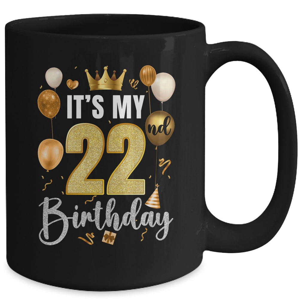Its My 22nd Birthday Happy 2002 Birthday Party For Men Women Mug | siriusteestore