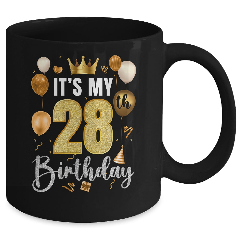 Its My 28th Birthday Happy 1996 Birthday Party For Men Women Mug | siriusteestore