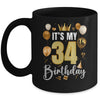 Its My 34th Birthday Happy 1990 Birthday Party For Men Women Mug | siriusteestore